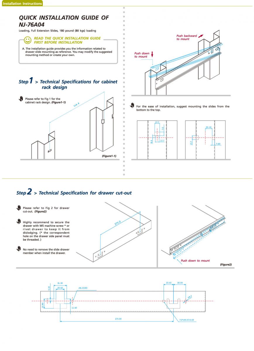 Nj 76a04 Full Extension Slides Repon Slides